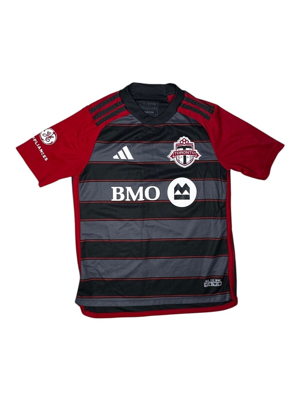 Adidas Toronto FC Kids' Soccer Jersey Gray and Red Size 11-12Y